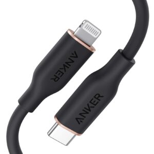 Anker Powerline III Flow USB C to Lightning 3ft Black