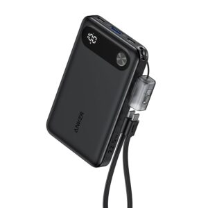 Anker Power Bank with Built-in USB-C Cable