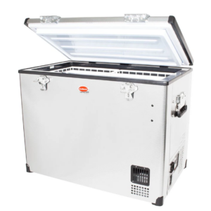 Snomaster 95L Single Compartment Stainless Steel Fridge/Freezer AC/DC (SMDZ-EX95)