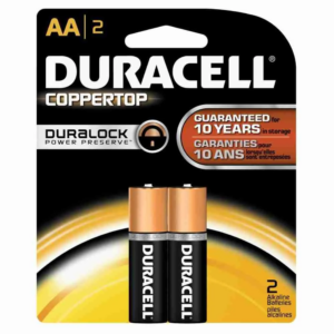 Duracell Plus Power AA Alkaline Battery Pair