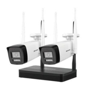 Hikvision 4MP H.265 One bullet + One PTDome WiFi NVS Kit – NKS424W03H