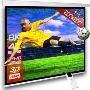 Lightwave LW EPS 200E ELECTRIC PROJECTOR SCREEN 200cm x 200cm