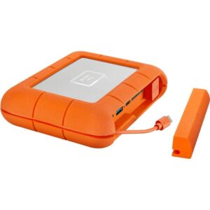 LaCie Rugged USB‑C 2TB External Hard Drive (STFR2000800)