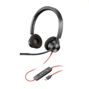 Poly Blackwire 3320 Stereo USB-C Headset +USB-C/A Adapter 8X219AA