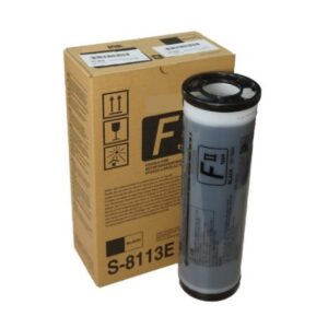 RISO SF/EZ/RZ/CZ/CV Ink (S-8113E) - High-Yield Black Ink for Digital Duplicators