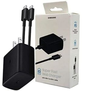 Genuine Samsung 45w Usb-C Super Fast Wall Charger With Cable