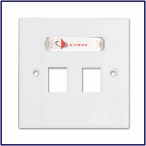 Siemon Cat 6e Double Face Plates with Module