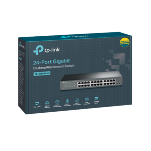 TP-Link 24-Port 10/100/1000Mbps Gigabit Desktop Rackmount Switch (TL-SG1024D)
