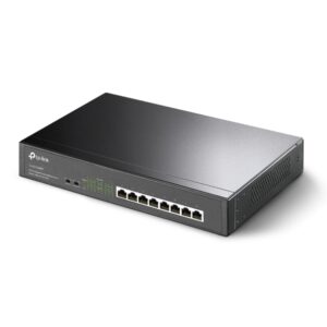 TP-Link 8-Port 10/100/1000Mbps Gigabit Desktop/Rackmount Switch with 8-Port PoE+ (TL-SG1008MP)