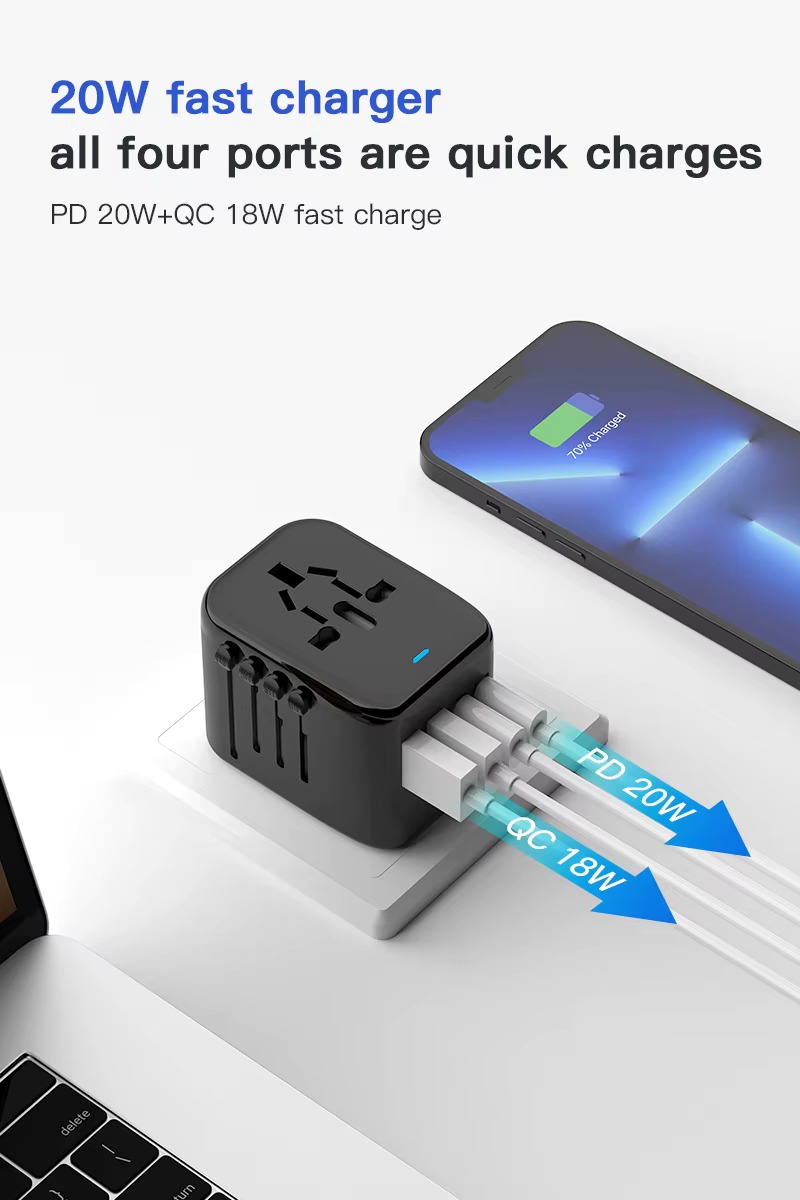 All-in-one Universal Travel Adapter - Gutabit Technology Store | POS ...