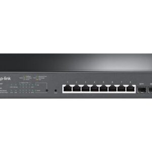 TP‑Link JetStream 10‑Port Gigabit Smart Switch with 8 PoE+ Ports & 2 SFP Slots – TL‑SG2210MP