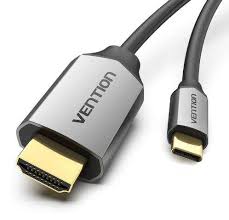 Vention Type‑C to HDMI Cable 2 M Black Metal Type