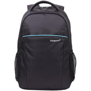Kingsons Bag- Blue Stripe Series 16.1" BLACK LAPTOP BAG (K8337W)
