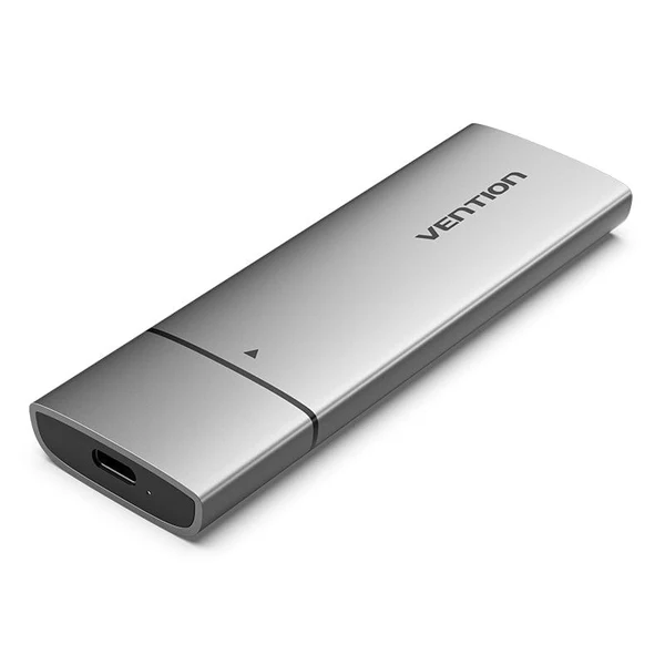 Vention M.2 NVMe SSD Enclosure (USB 3.1 Gen 2‑C) – Gray Aluminum Alloy