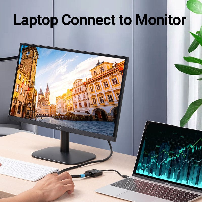 Vention Type-C to HDMI Adapter 0.15M Black ABS Type (TDCBB) - Image 3