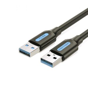Vention USB 2.0 A Male to Micro‑B Male 3 A Cable 1.5 m Black COLBG